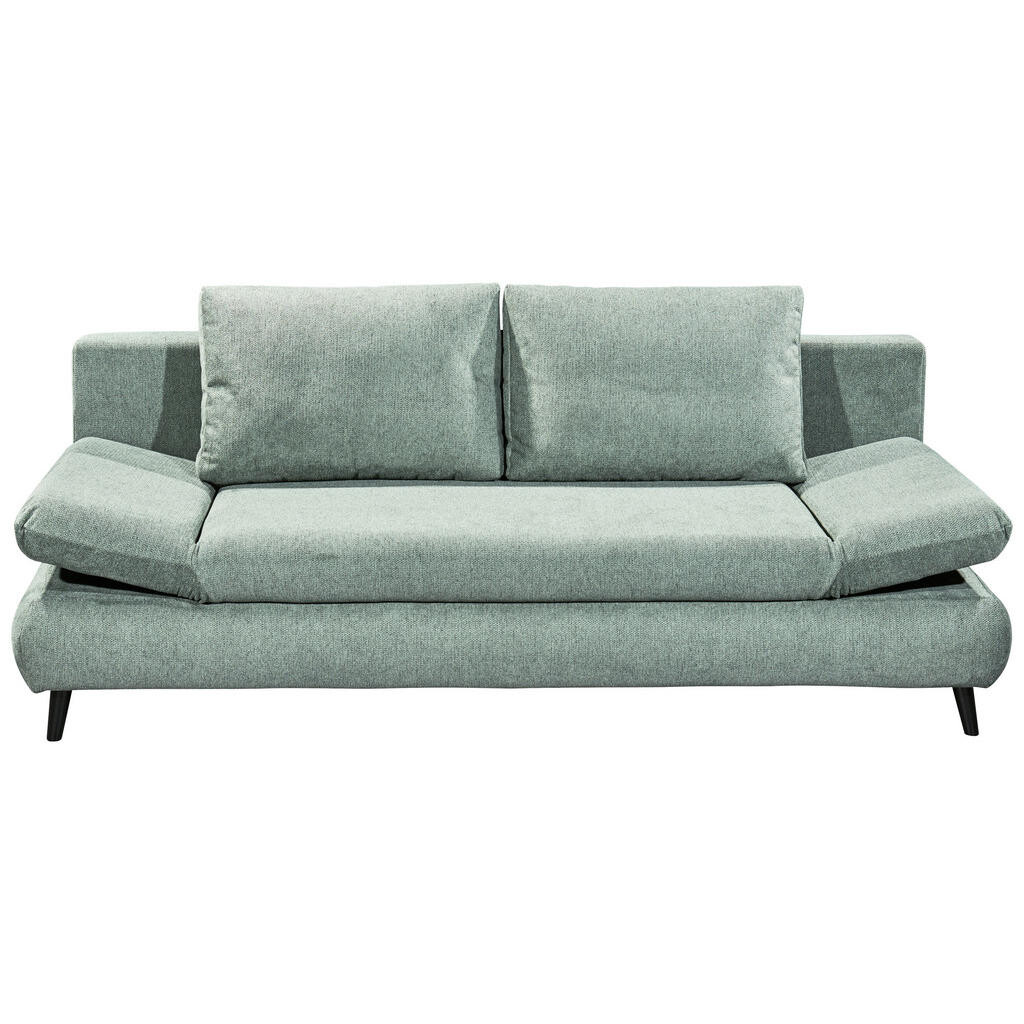 MID.YOU ROZKLADACIA POHOVKA, textil, kompozitné drevo, sivomodrá