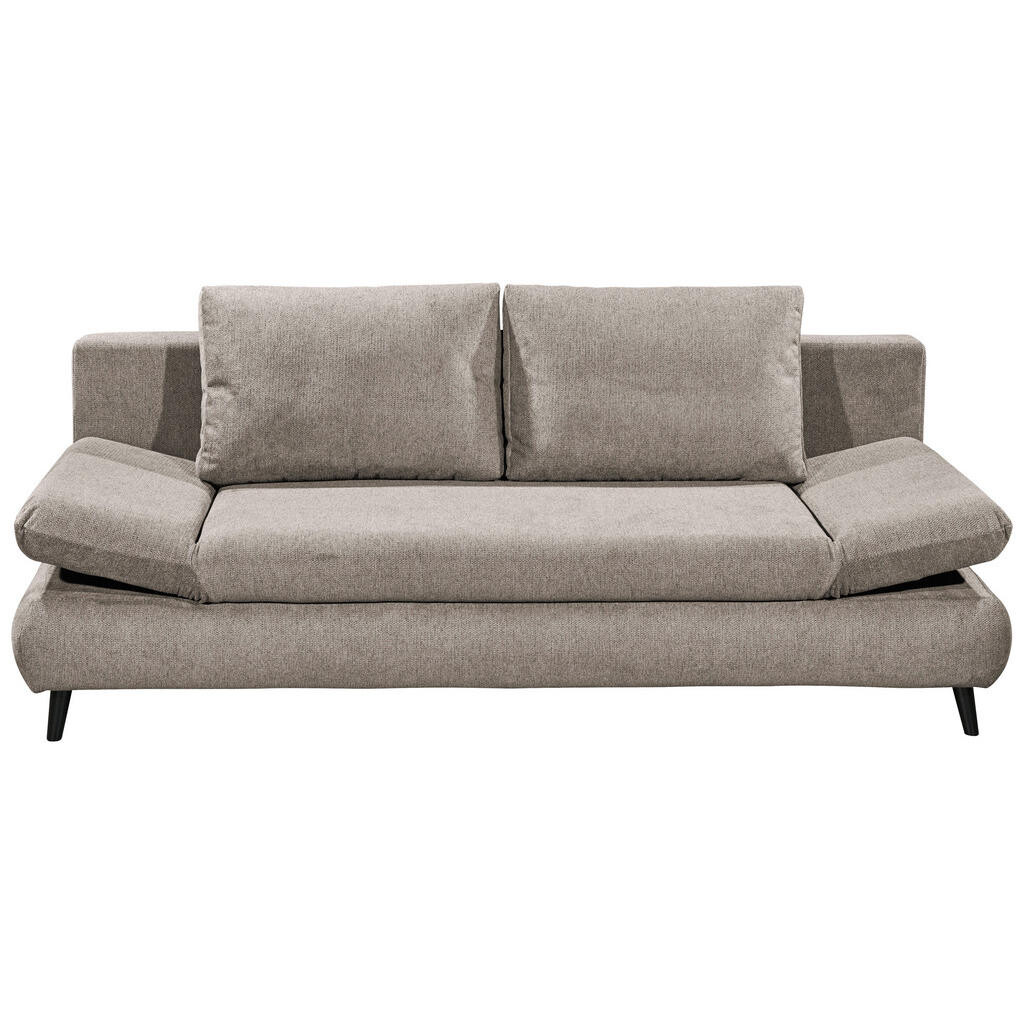 MID.YOU ROZKLADACIA POHOVKA, textil, kompozitné drevo, taupe