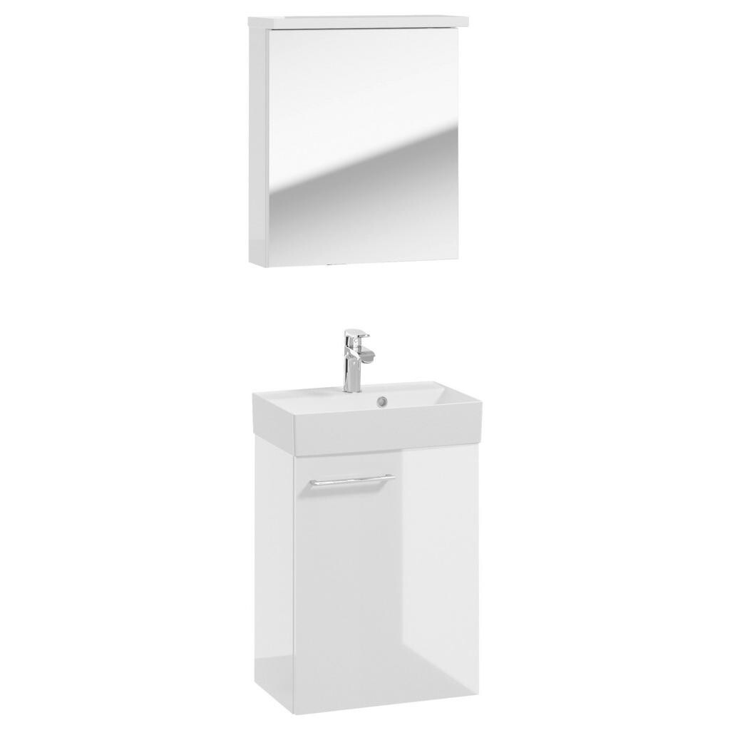 MID.YOU HOSŤOVSKÁ KÚPEĽŇA, biela s vysokým leskom, 50 cm