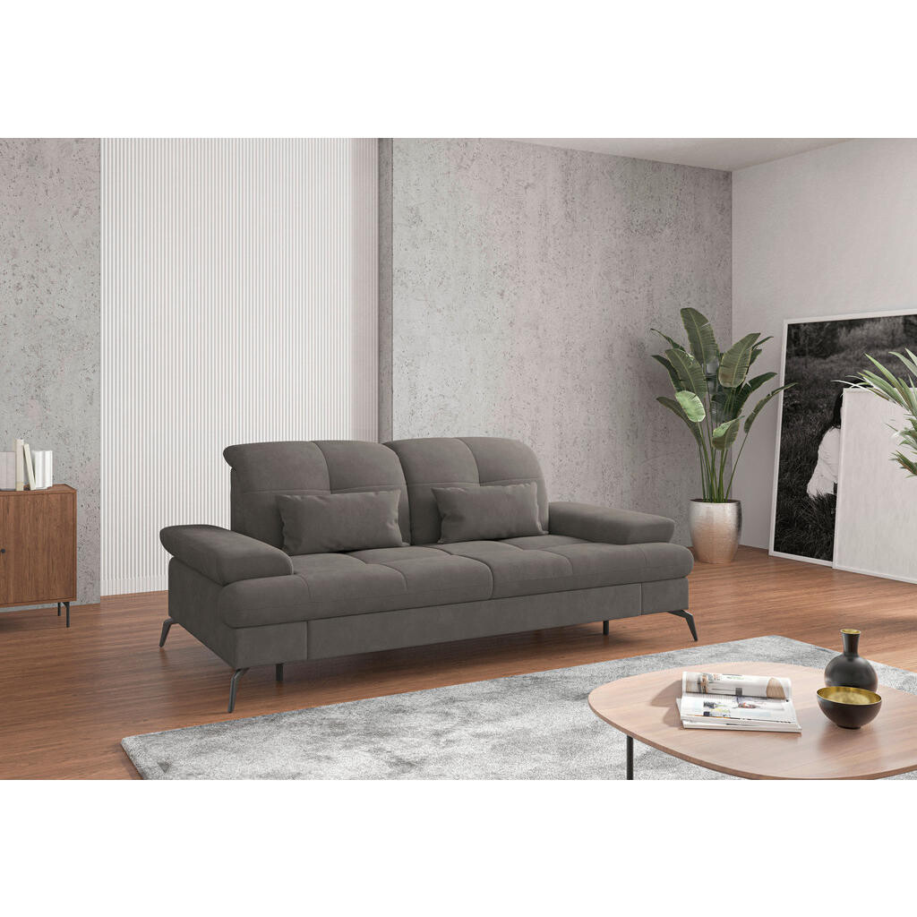 Sit & More 2,5-SEDAČKA, textil, grafitová