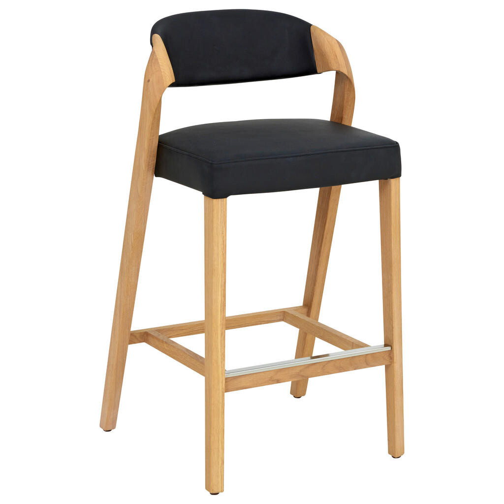 Voglauer VYSOKÁ STOLIČKA, čierna, divoký dub