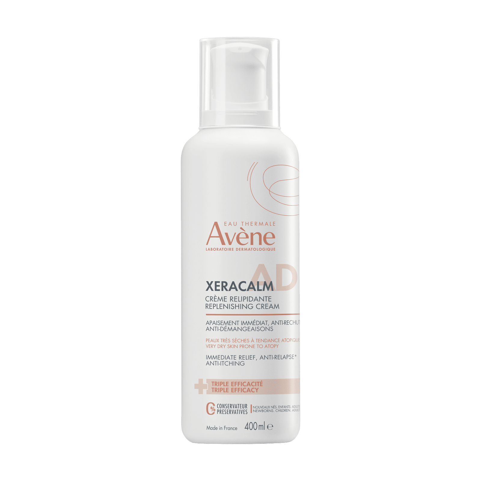 AVÈNE XeraCalm Relipidačný krém 400 ml