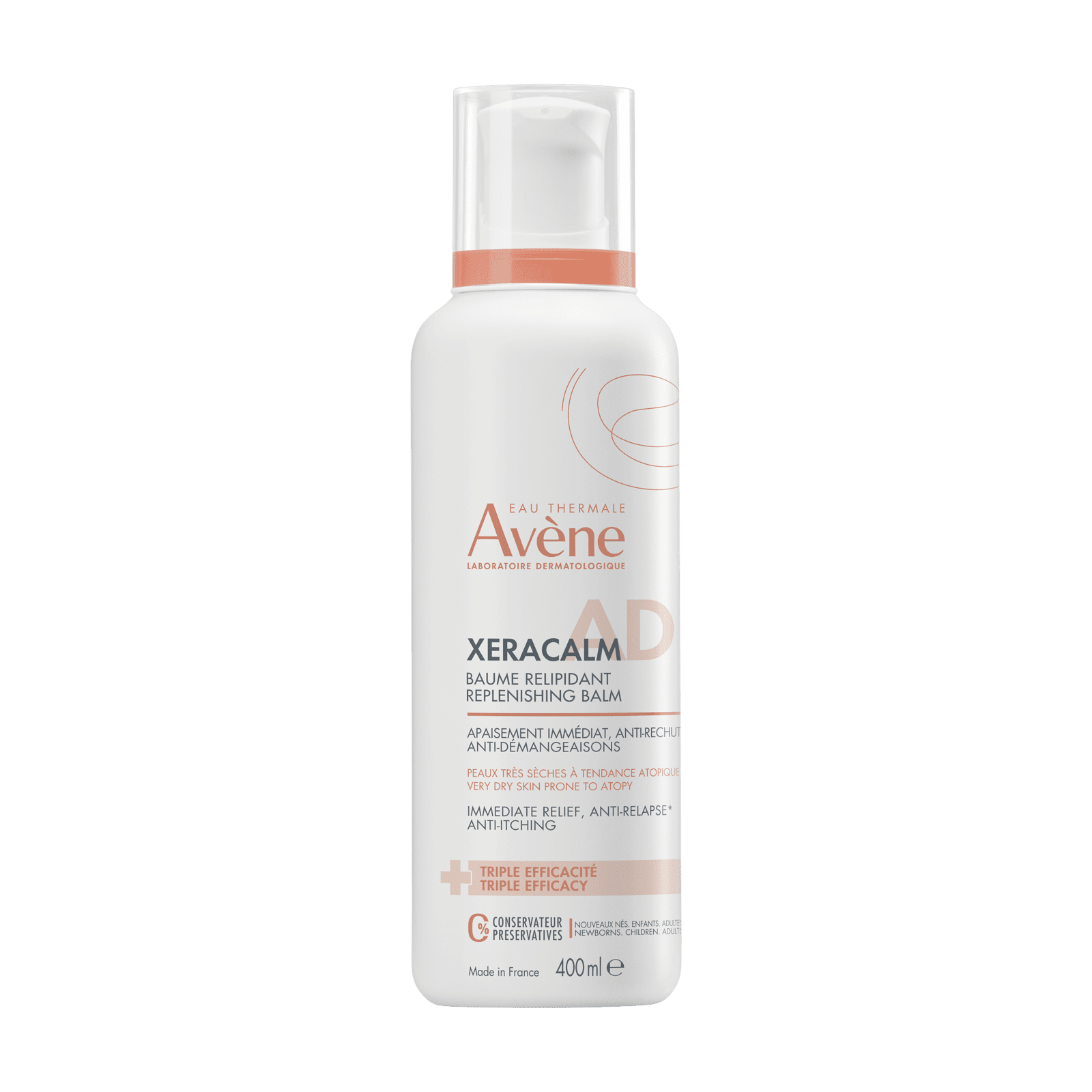 AVÈNE XeraCalm A.D. Relipidačný balzam 400 ml