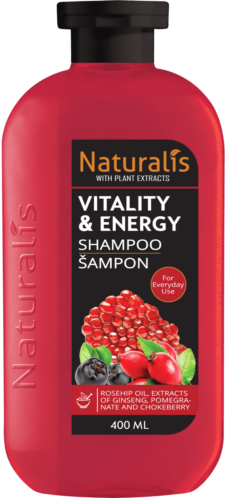 NATURALIS Šampón - Vitality & Energy 400 ml