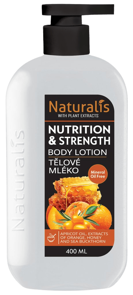 NATURALIS Telové mlieko - Nutrition&strength 400 ml
