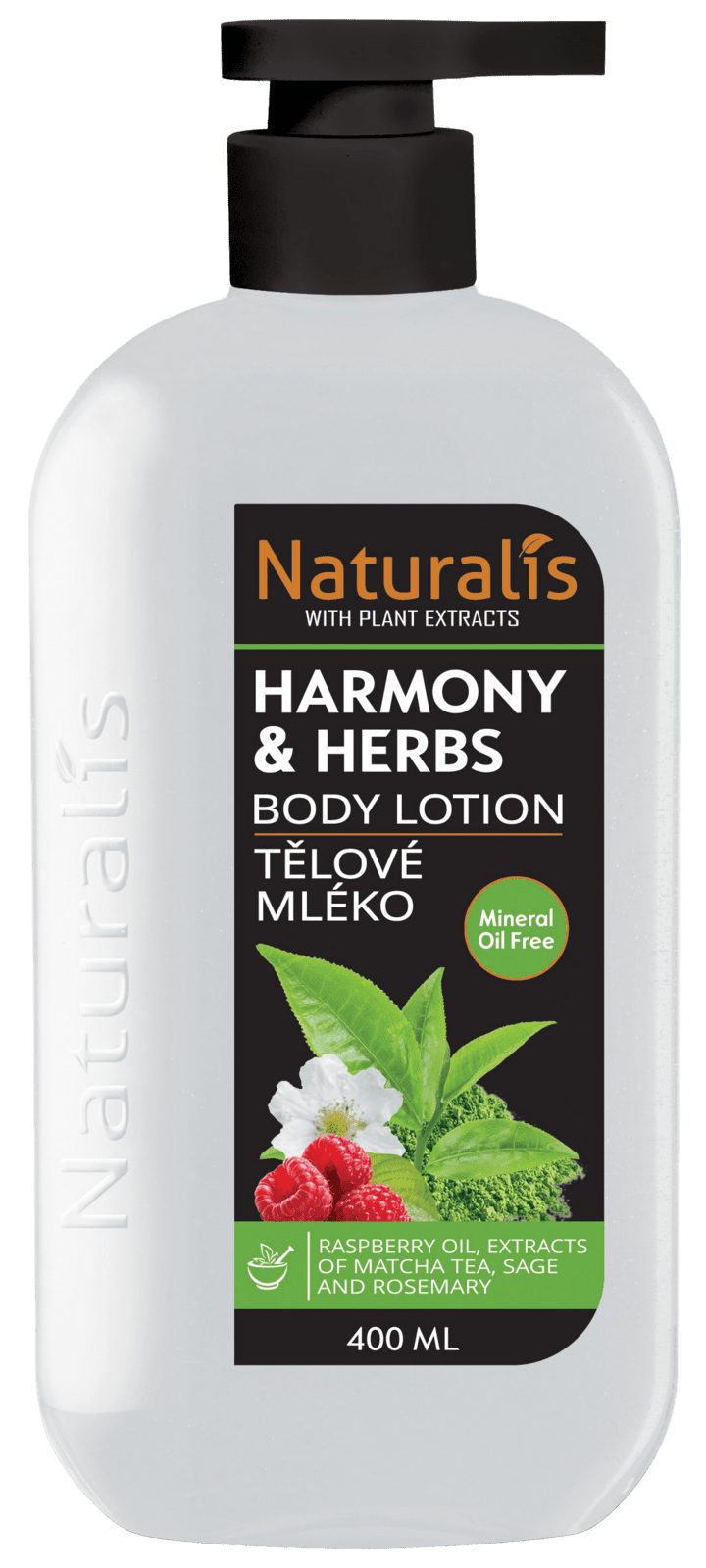 NATURALIS Telové mlieko - Harmony & herbs 400 ml