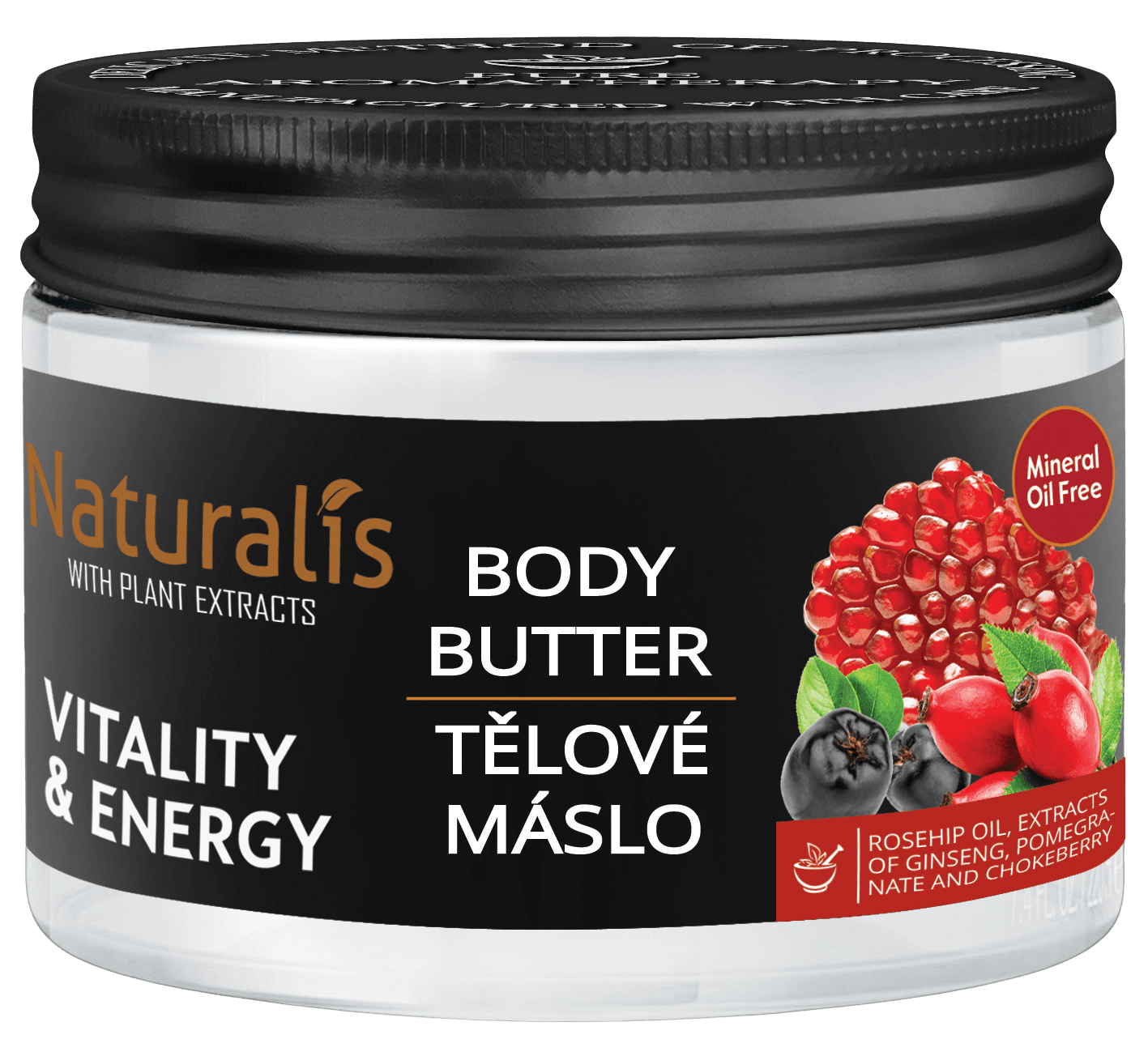 NATURALIS Telové maslo - Vitality & energy 300 g