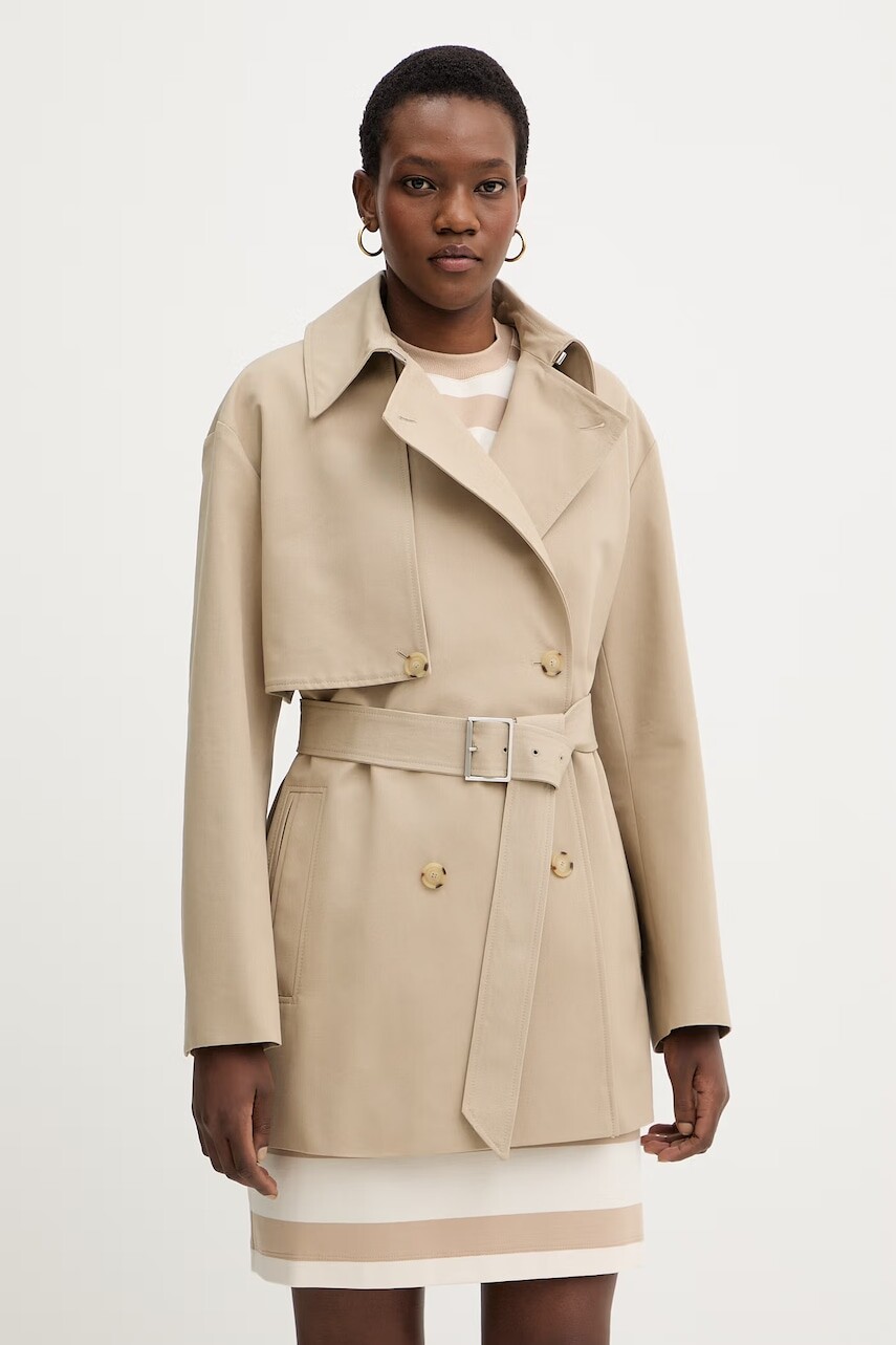 Bavlnený kabát BOSS Cromas