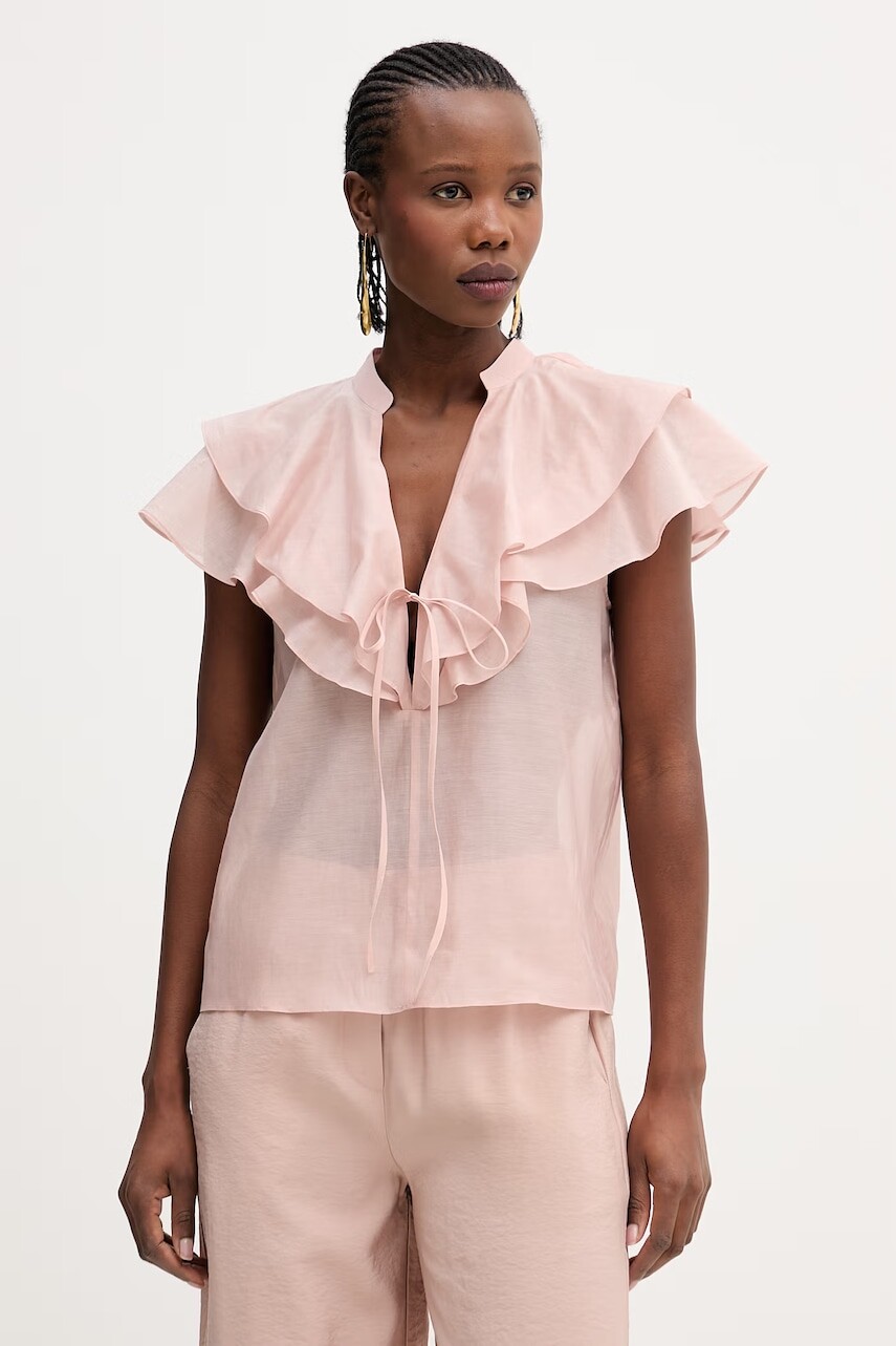 Blúzka s prímesou hodvábu Marella FARAONE