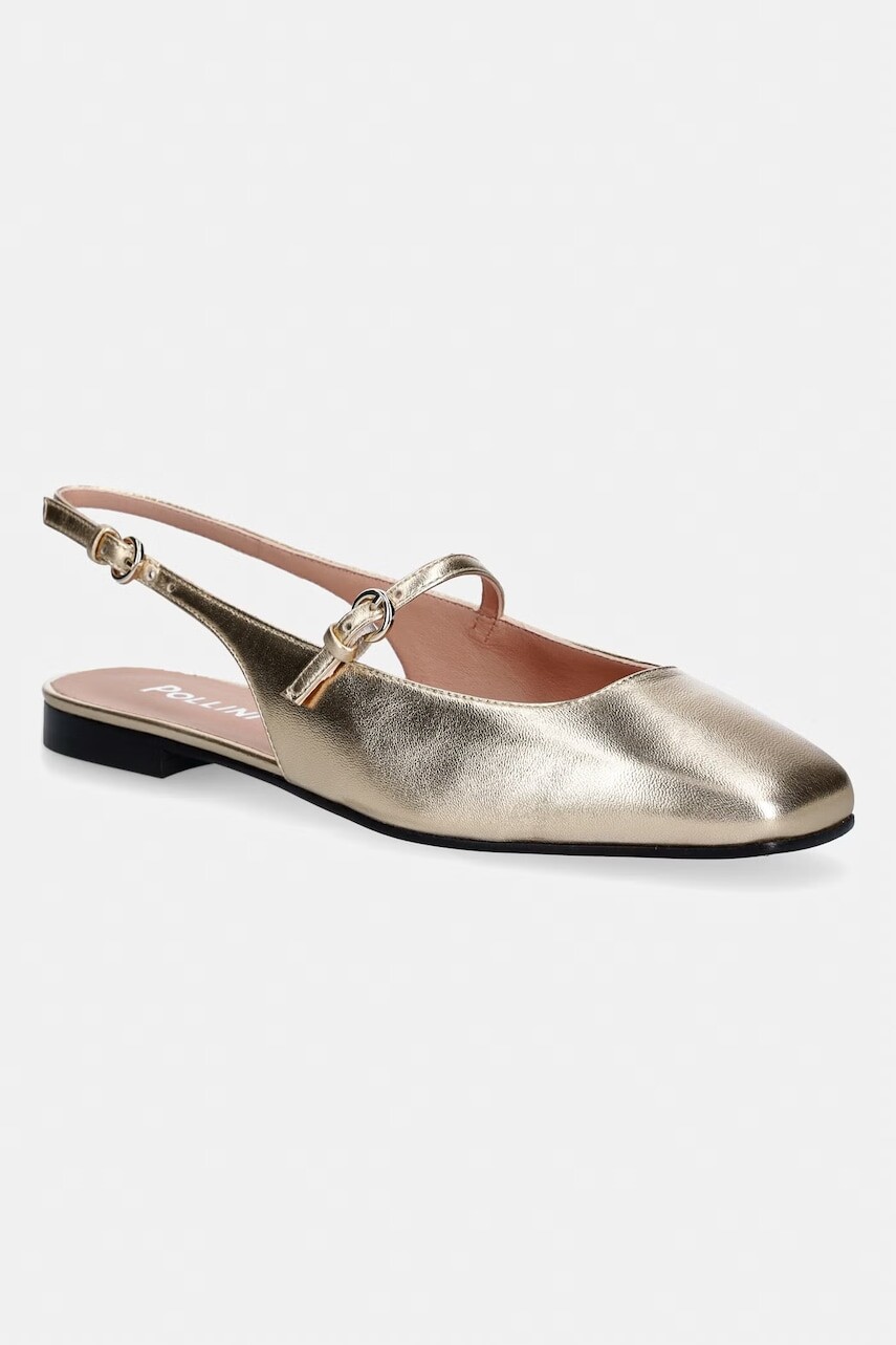 Kožené balerínky Pollini