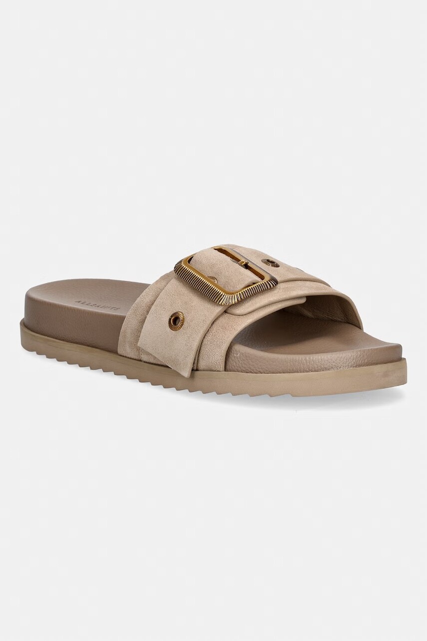 Kožené šľapky AllSaints Ellie Western Sandal