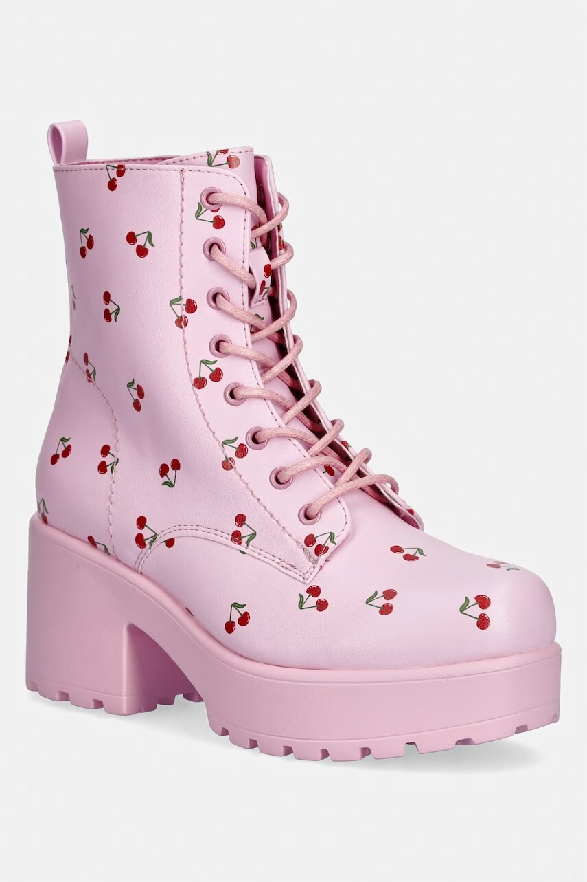 Workery Koi Footwear Cherry Passion Platform Boots