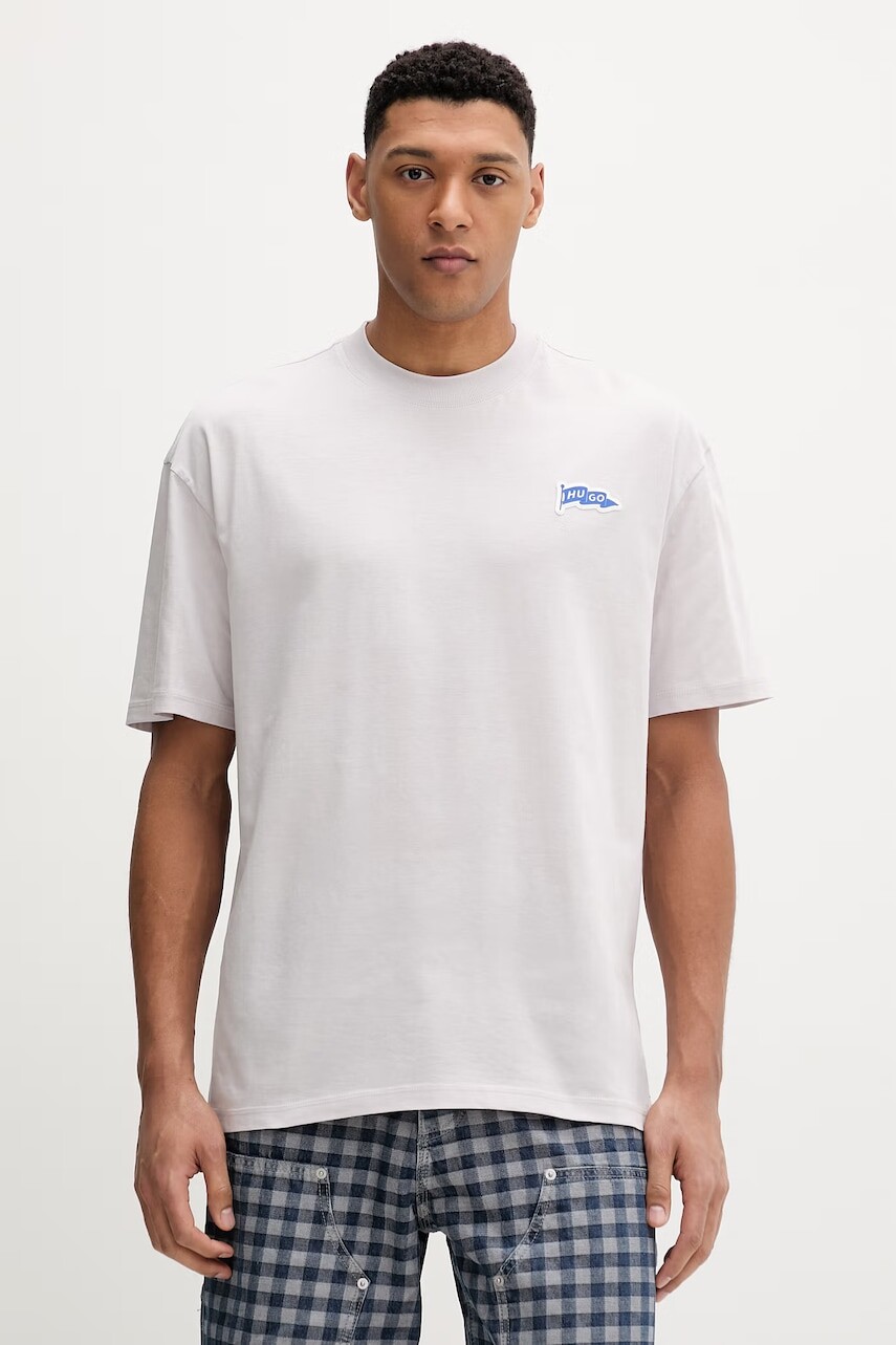 Bavlnené tričko Hugo Blue Nohatio