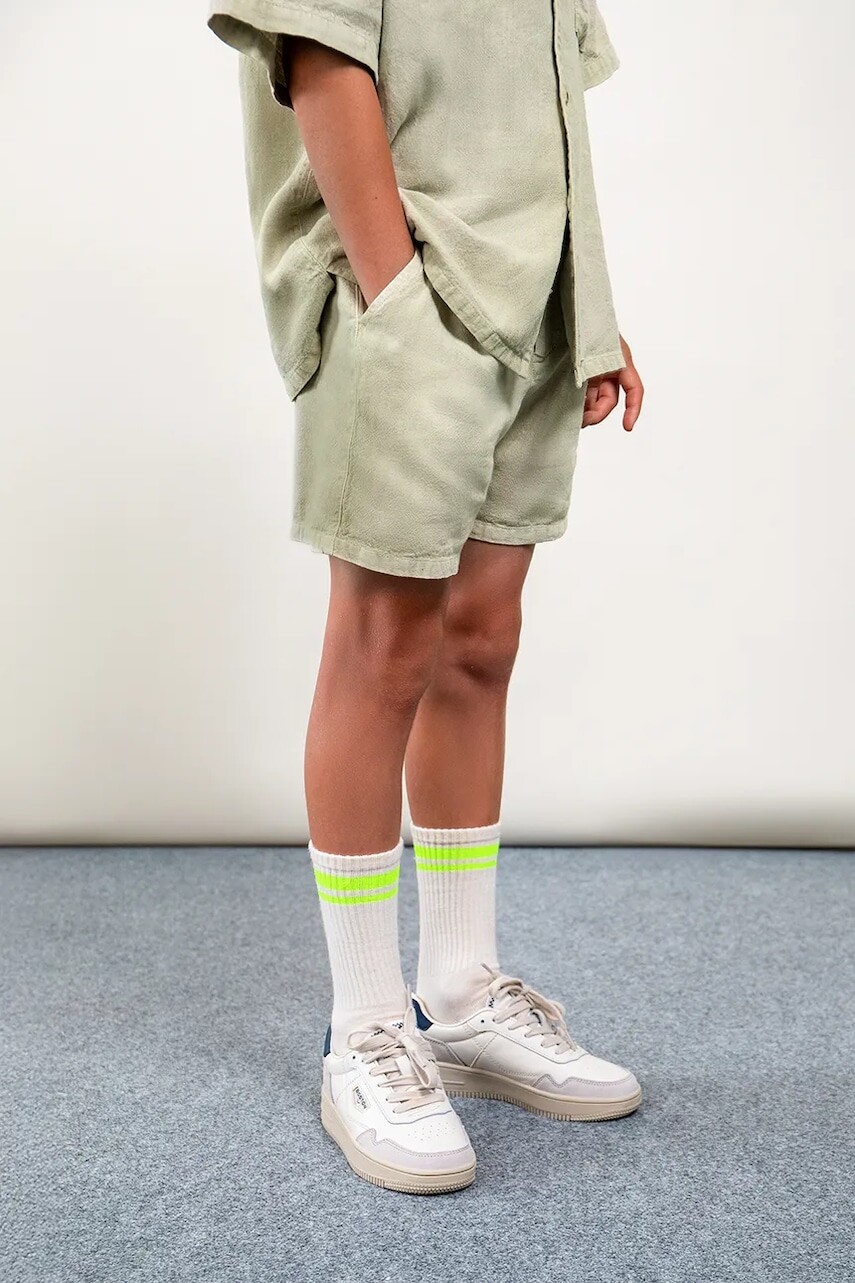 Detské šortky s prímesou ľanu Mayoral Boston by Mayoral