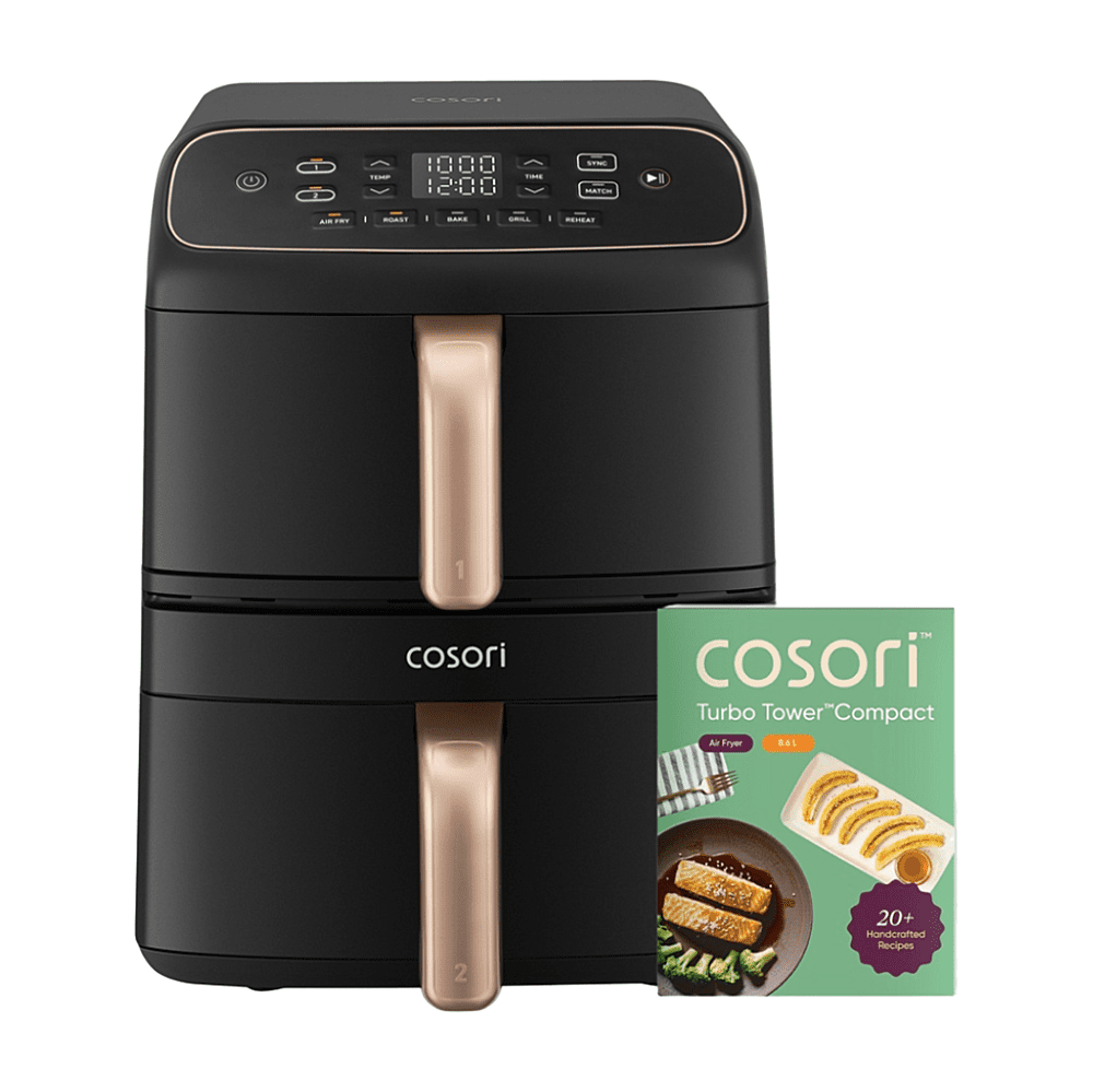 COSORI Turbo Tower Compact teplovzdušná fritéza čierna 8,6 l