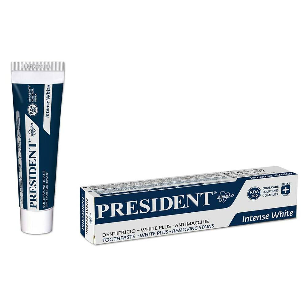 PresiDENT White Plus Intenzívny zubná pasta bieliace 30ml