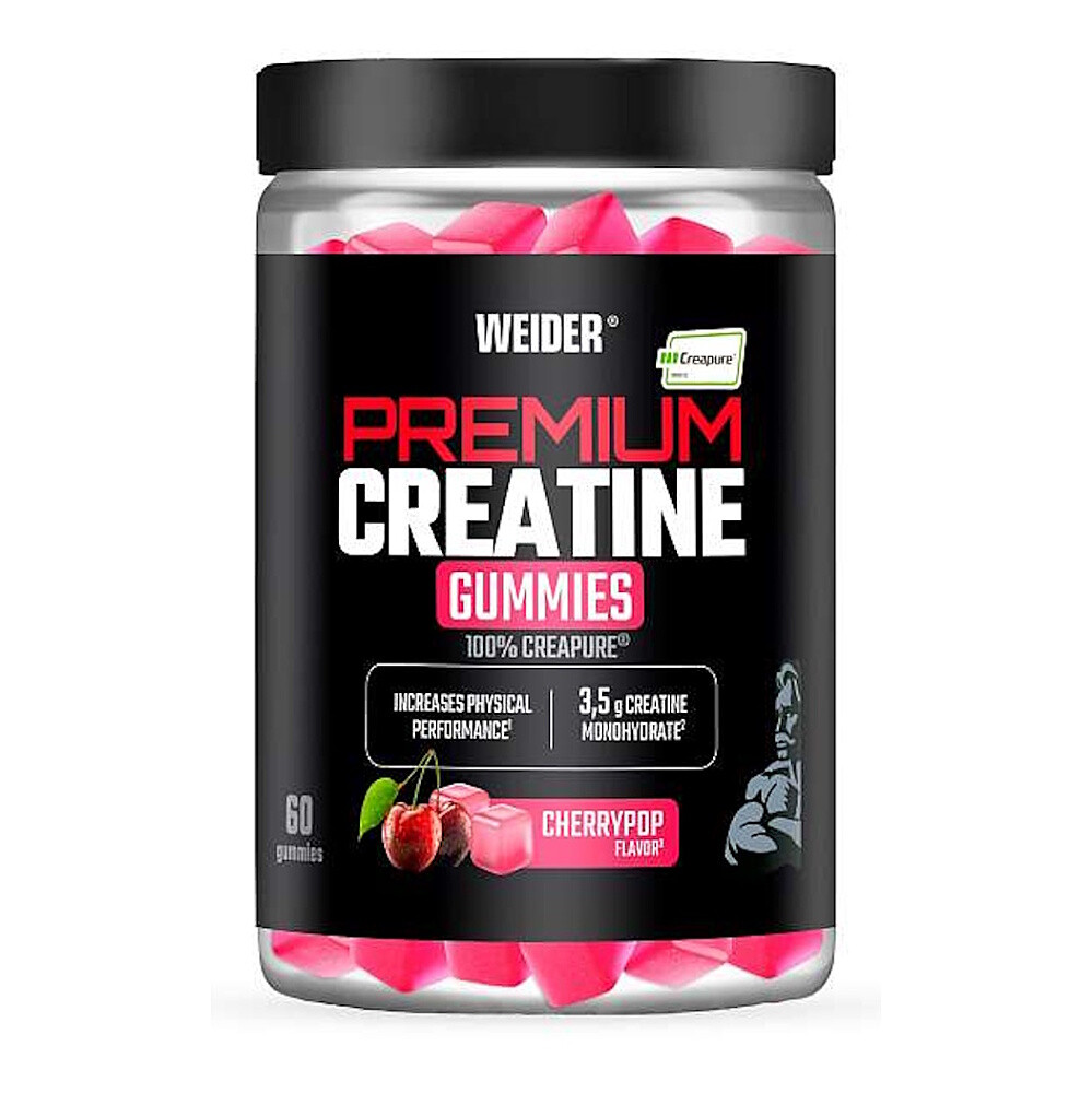 WEIDER Premium creatine gummies 100% crepure čerešňa 60 kapsúl
