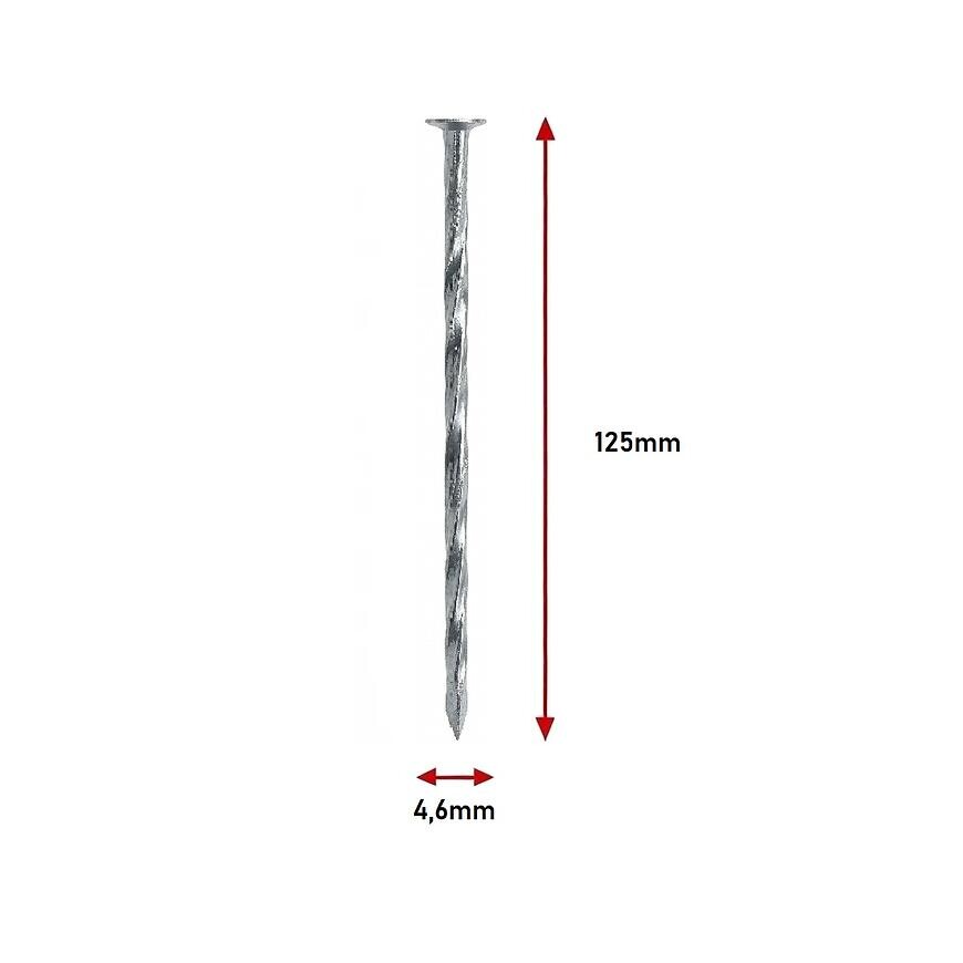 Skrutkové Klince Pozinkované 4,6×125mm