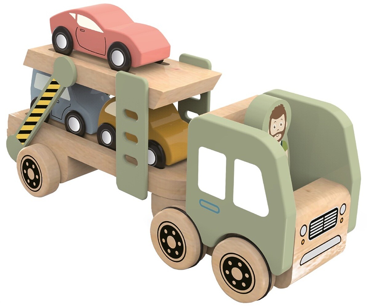 2Kids Toys Drevený autotransportér