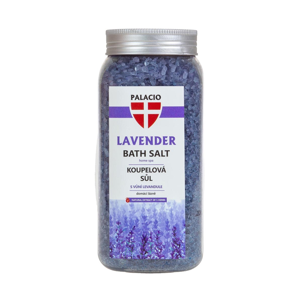 Levanduľová soľ do kúpeľa 900g