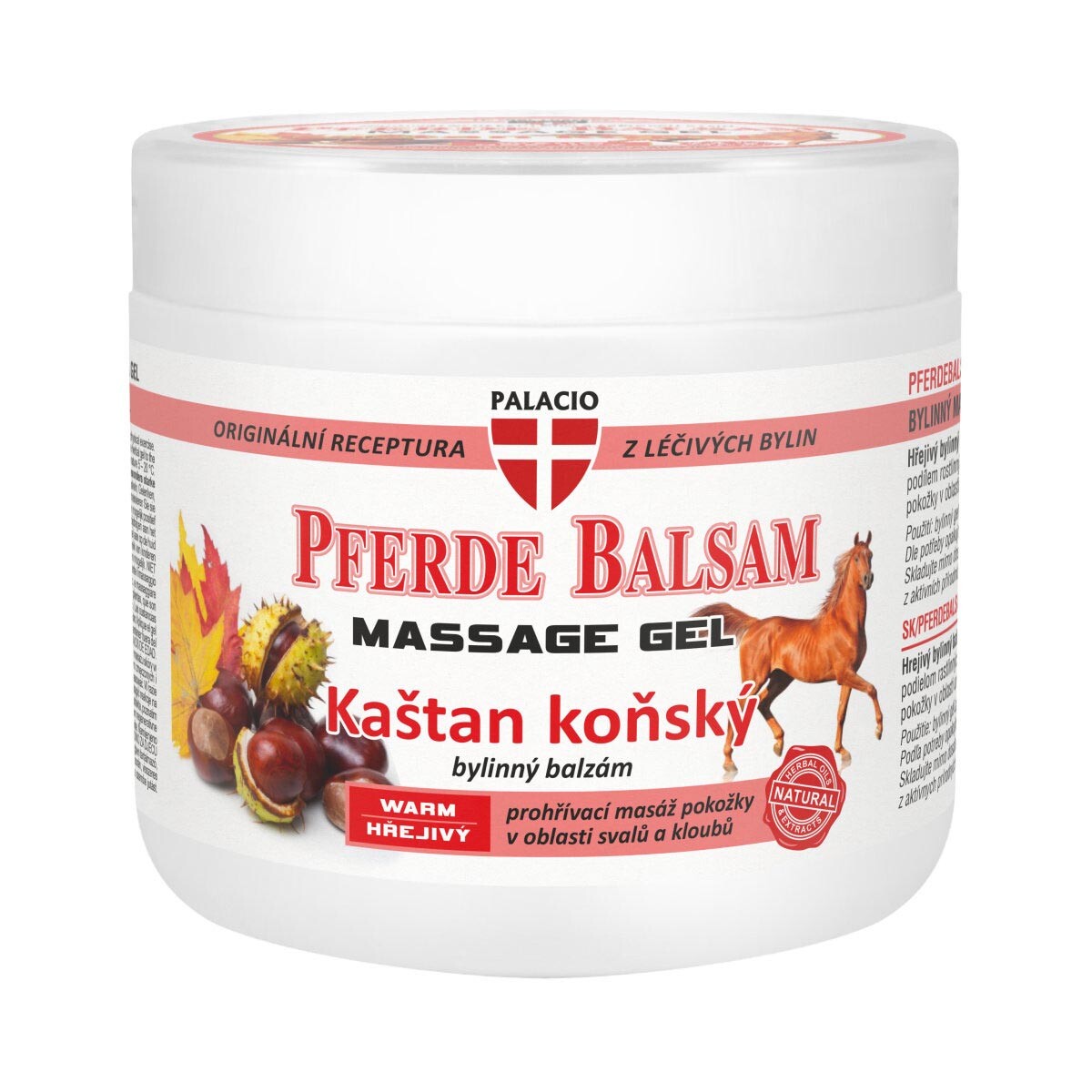 Balzam na kone teplý 600 ml