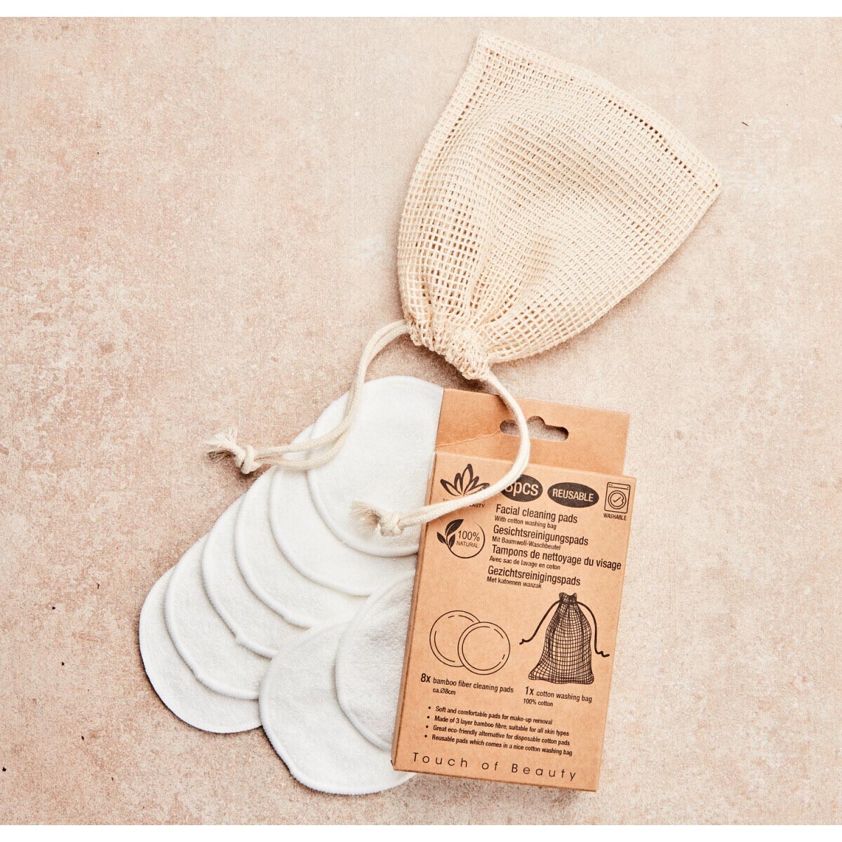 8 odličovacích tampónov v sáčku