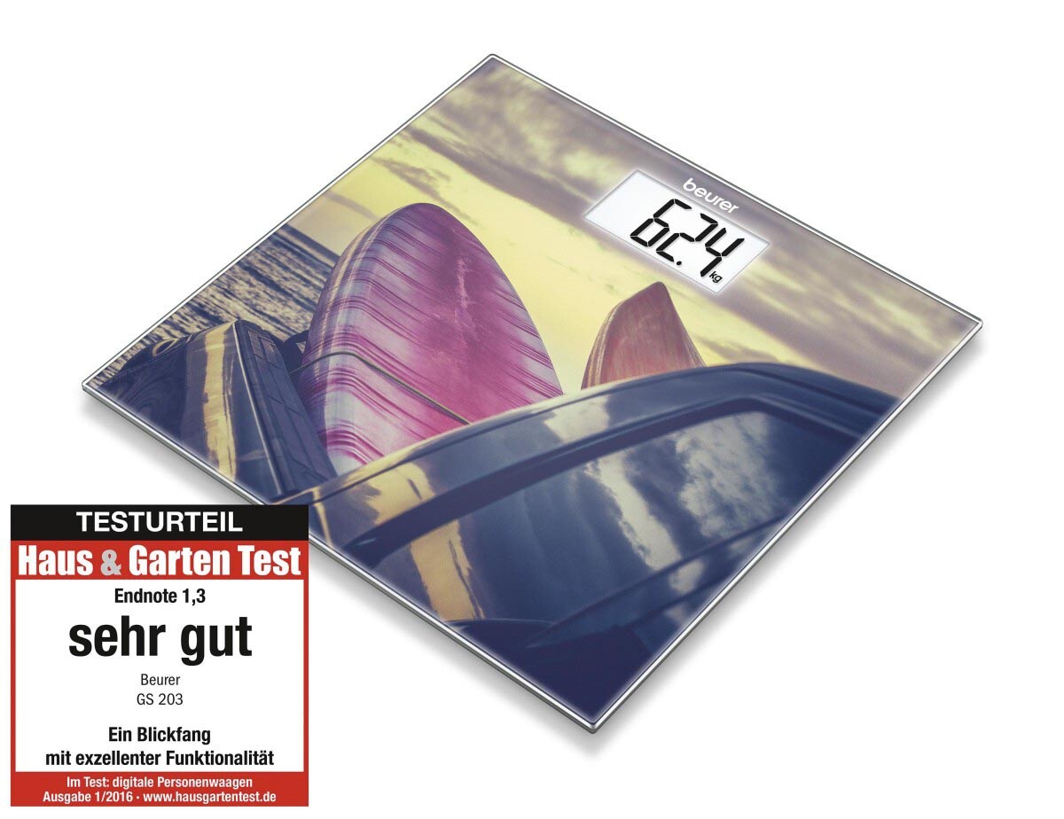 Osobná sklenená váha BEURER GS 203, Surf