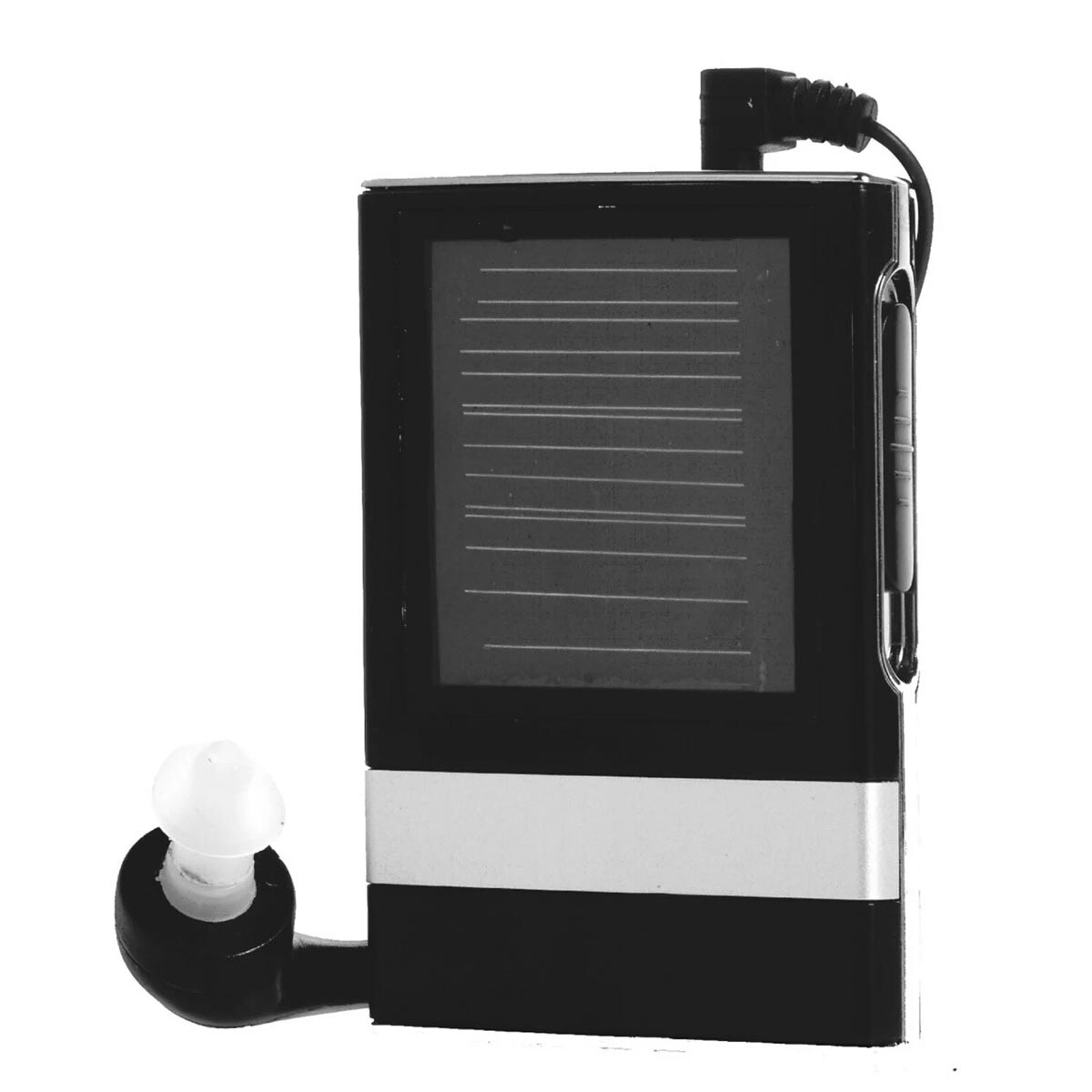 Solárne napájaná sluchová pomôcka