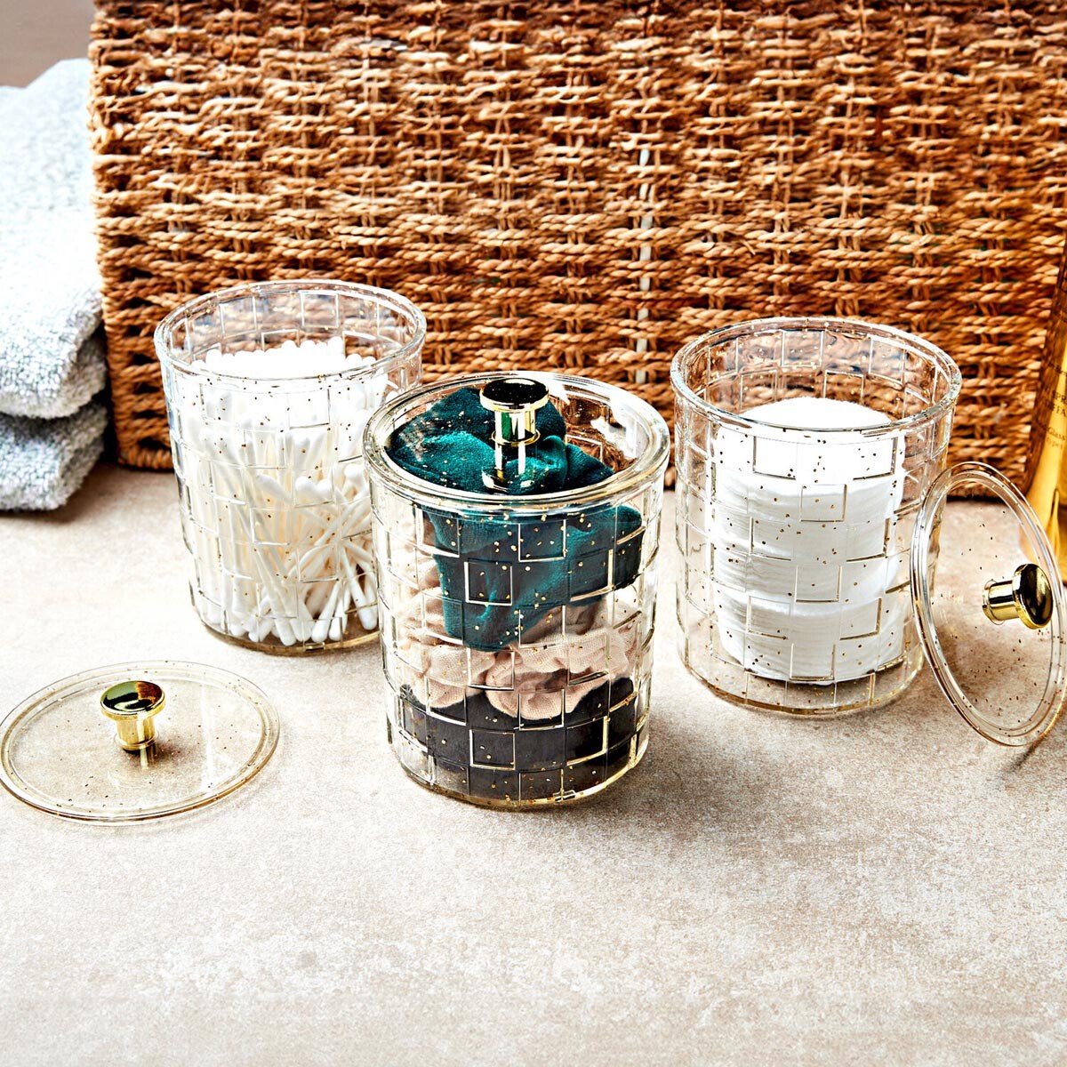 3 kozmetické nádobky