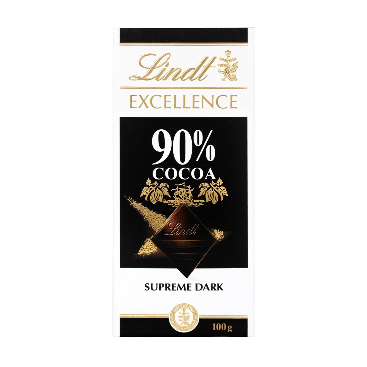 LINDT Excellence čokoláda horká 90% 100 g