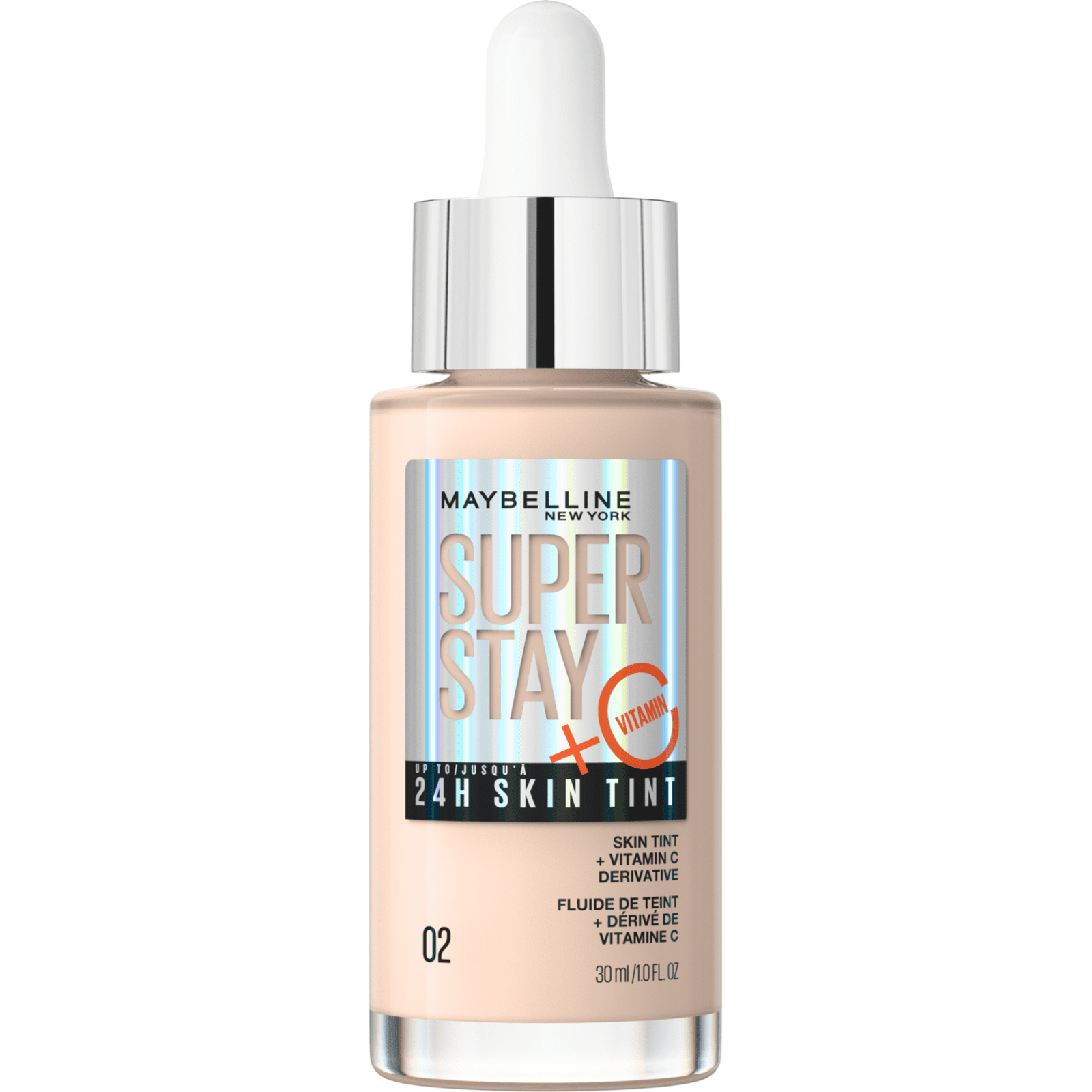 MAYBELLINE NEW YORK Super Stay Vitamin C skin tint 02 tónujúce sérum, 30 ml