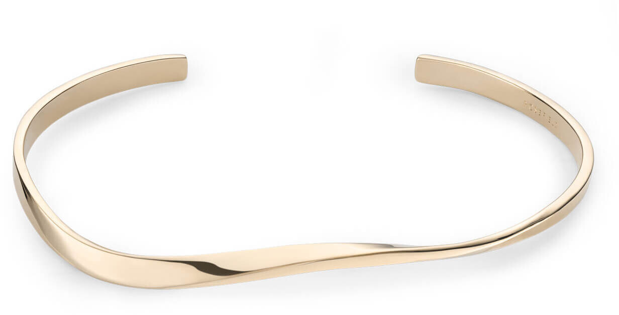 Rosefield Pevný otvorený náramok Iggy JTWBG-J075