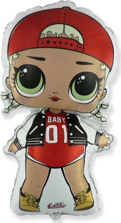 Balónik fóliový LOL MC swag 86 cm