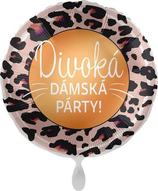 AMSCAN Balón fóliový rozlúčka so slobodou divoká dámska jazda okrúhly 43 cm