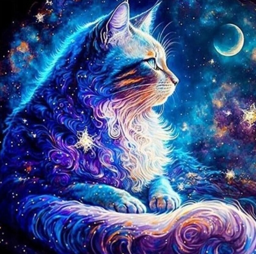 Norimpex Vesmírna mačka 30 × 40 cm