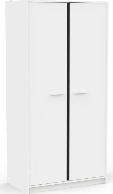 Nejlevnější nábytek Solmen Skriňa s policami a 2 šatníkovými tyčami