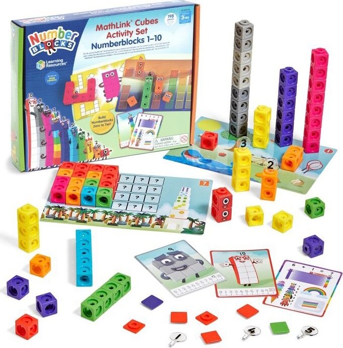 Learning Resources Sada kostek MathLink Numberblocks s číselnými bloky 1-10
