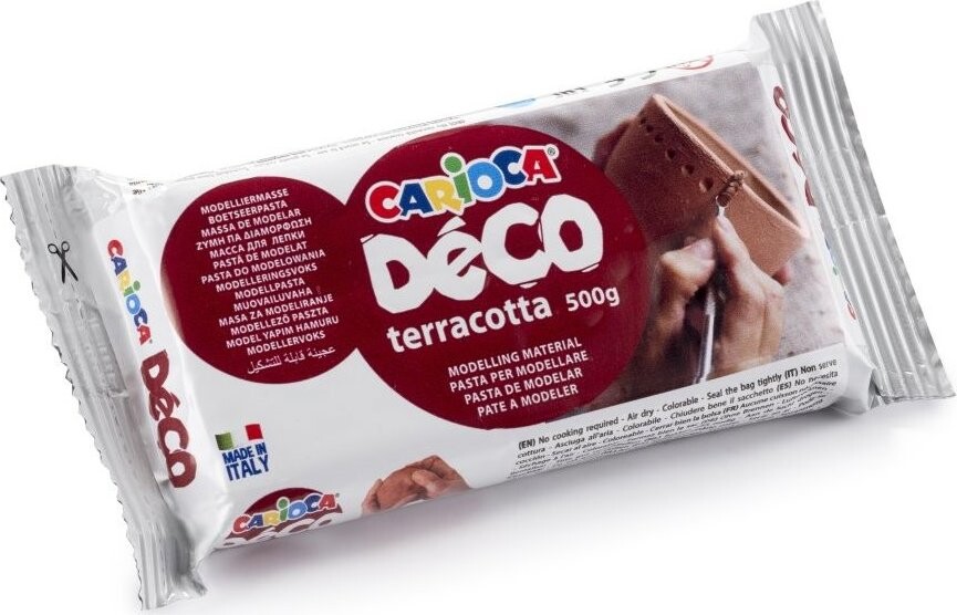 Carioca Déco terakota samotvrdnoucí modelovací hmota 500 g