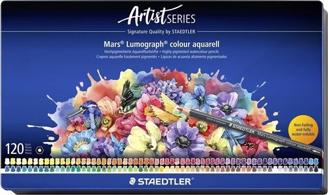 STAEDTLER Mars Lumograph akvarelové 120 barev