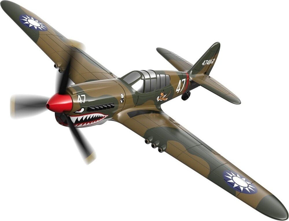 Volantex RC lietadlo P-40 Warhawk RTF so 6-osou stabilizáciou z odolného EPP materiálu