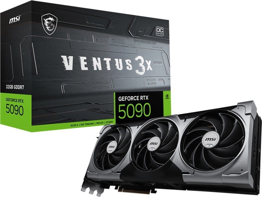 Repasované – MSI GeForce RTX 5090 32G VENTUS 3X OC