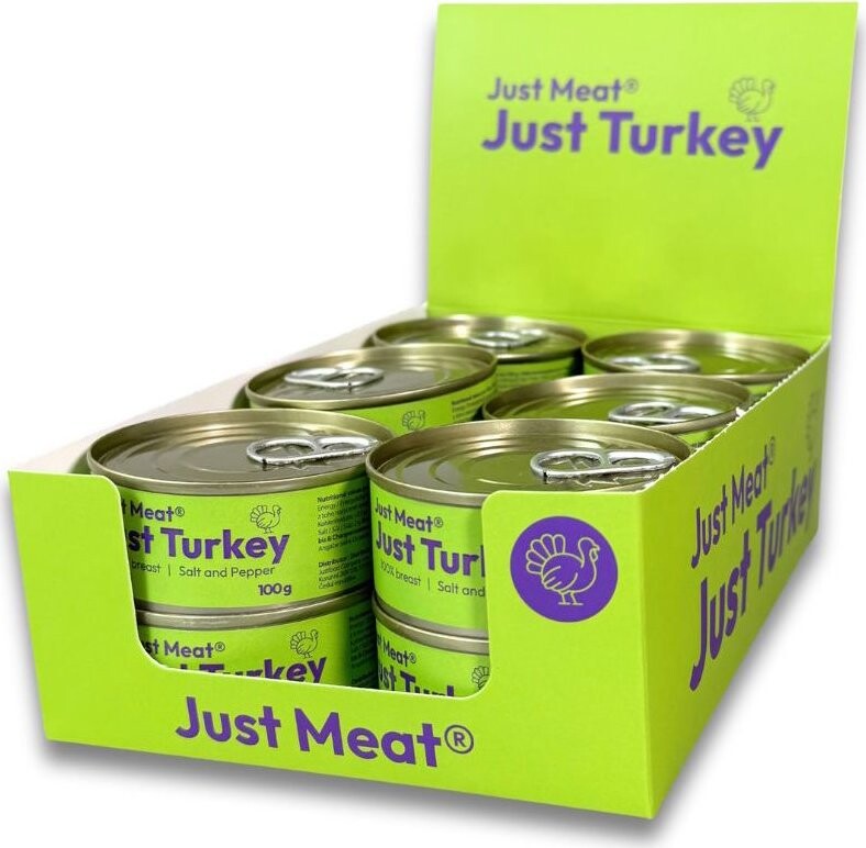 Just Meat Just Turkey 12× 100 g salt and pepper