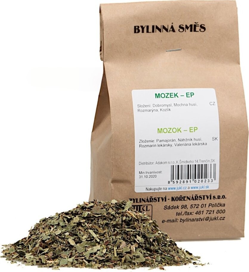 Jukel Bylinkový čaj Mozog – EP 100 g