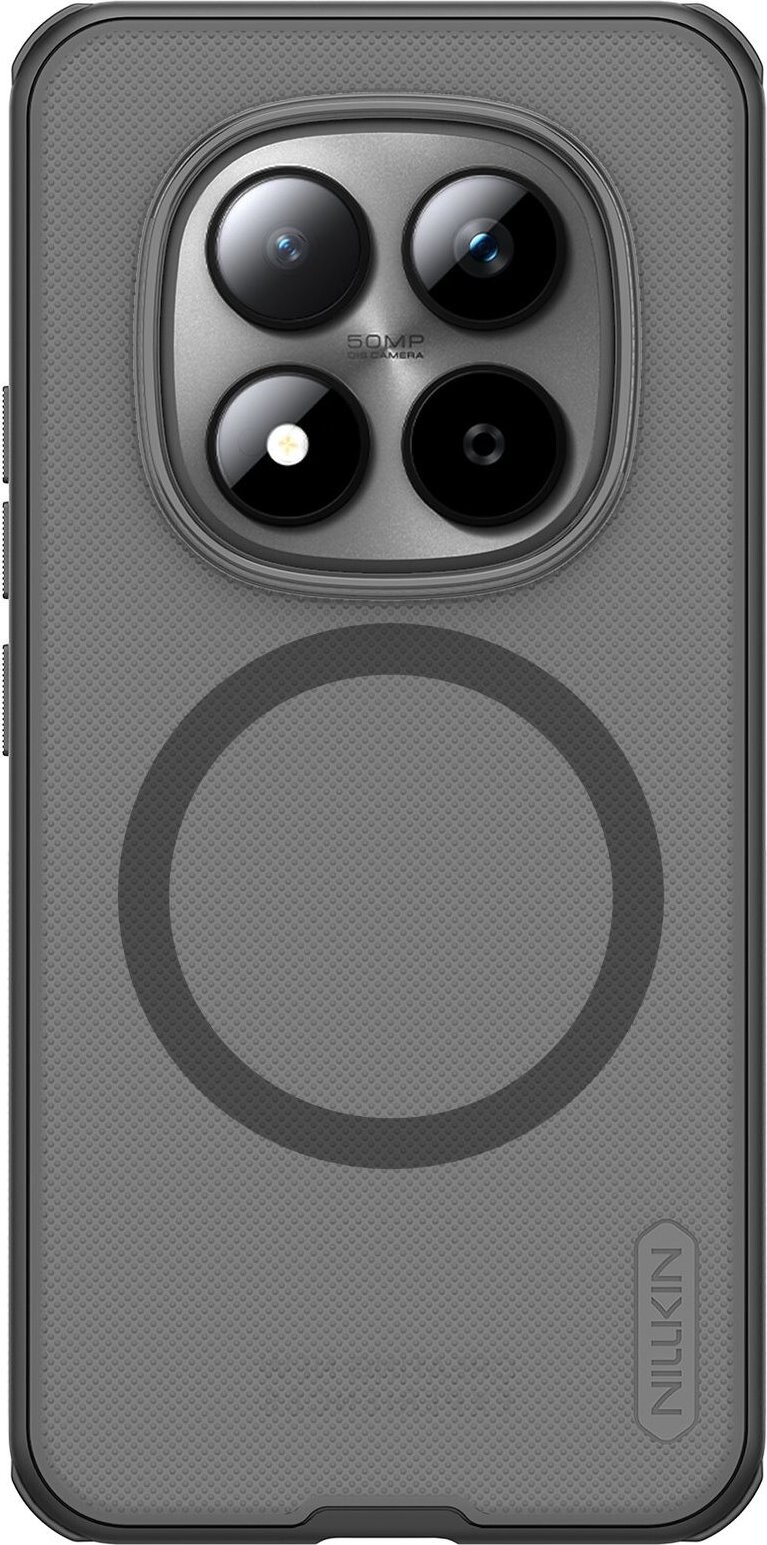 Nillkin Super Frosted PRO Magnetic Zadní Kryt pro Xiaomi Redmi Note 15 Pro+ 5G Transparent Black