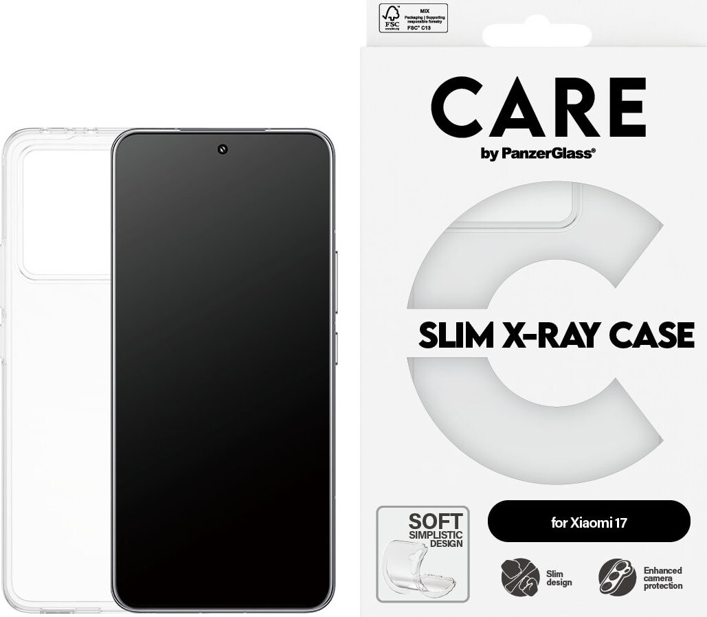 PanzerGlass CARE kryt Xiaomi 17 X-Ray čirý