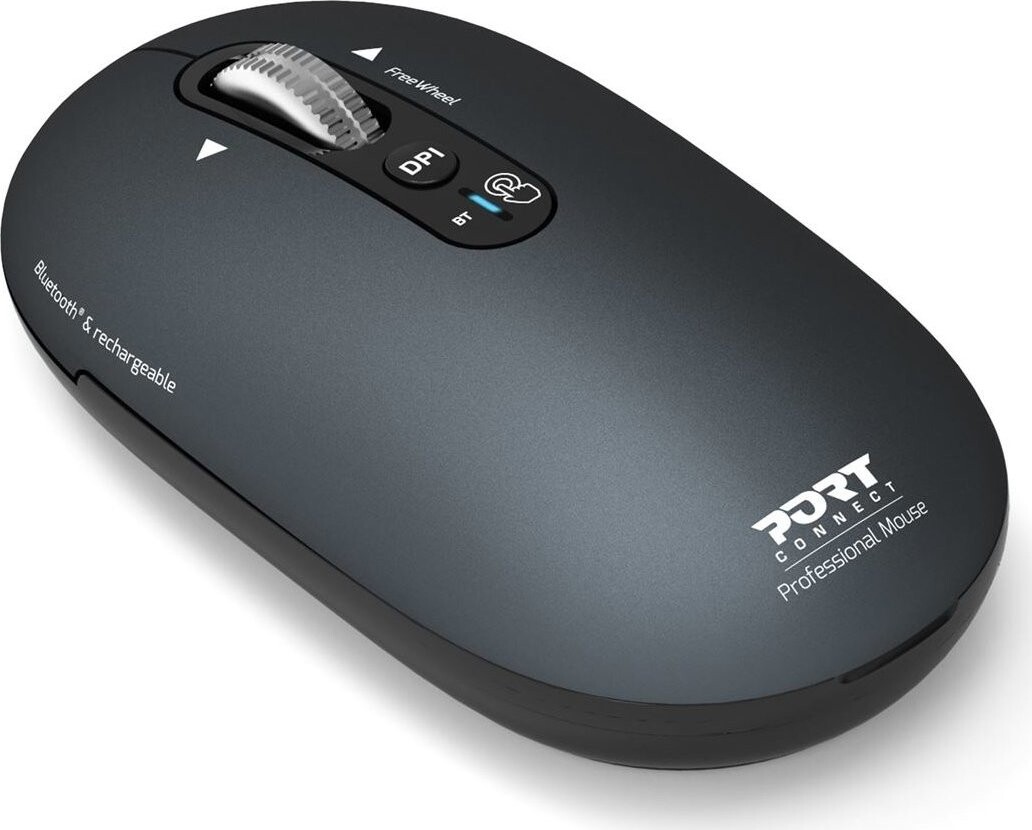 PORT CONNECT Pure MAC, tmavo sivá