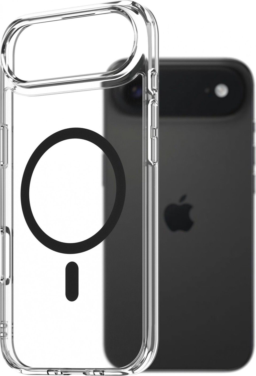 AlzaGuard Crystal Clear TPU Case Compatible with Magsafe pre iPhone Air – čierny