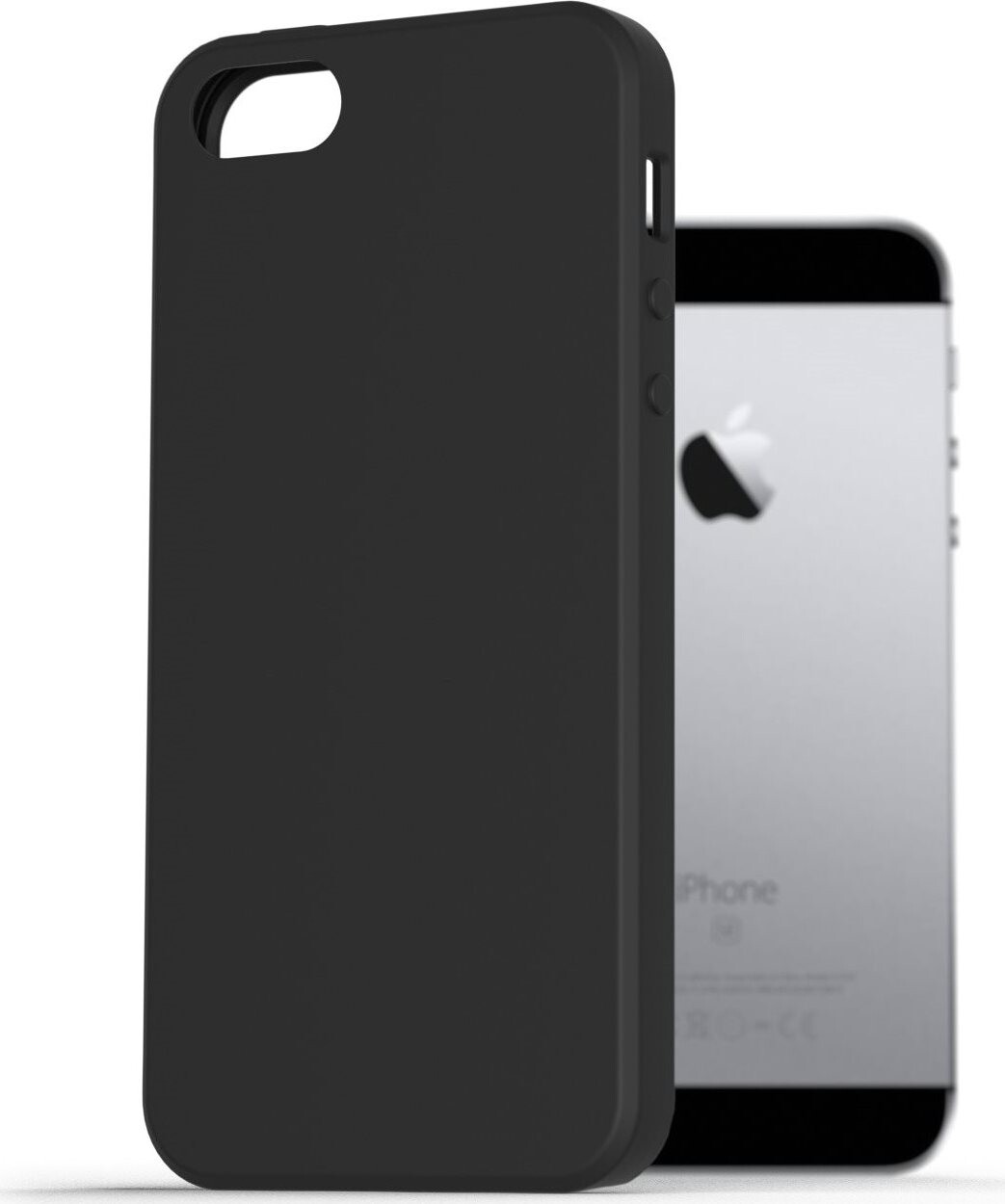 AlzaGuard Premium Liquid Silicone iPhone 5 / 5S / SE čierne