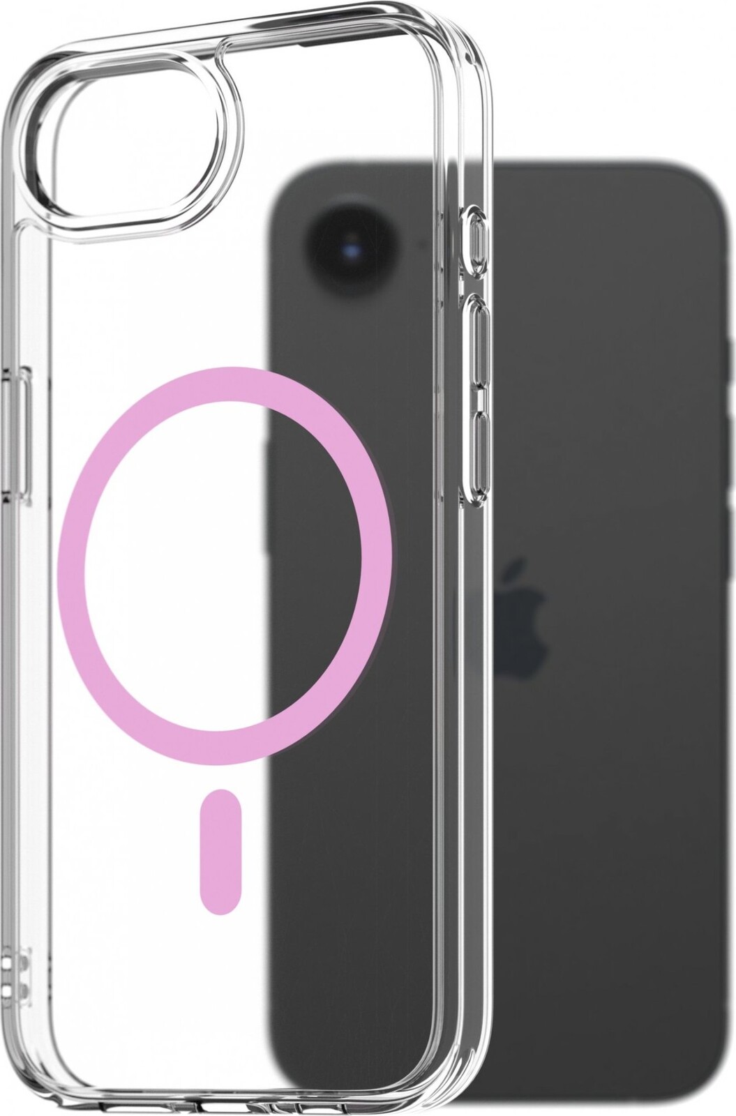 AlzaGuard Crystal Clear TPU Case Compatible with Magsafe pre iPhone 16e – ružový