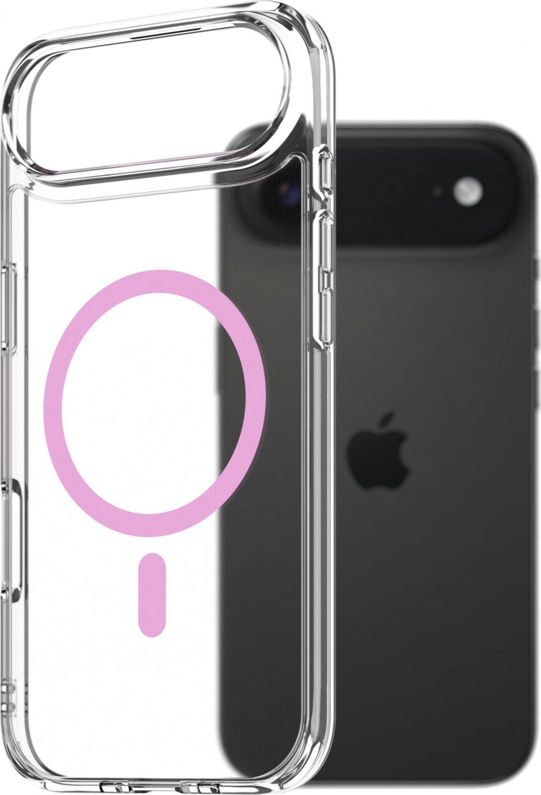 AlzaGuard Crystal Clear TPU Case Compatible with Magsafe pre iPhone Air – ružový